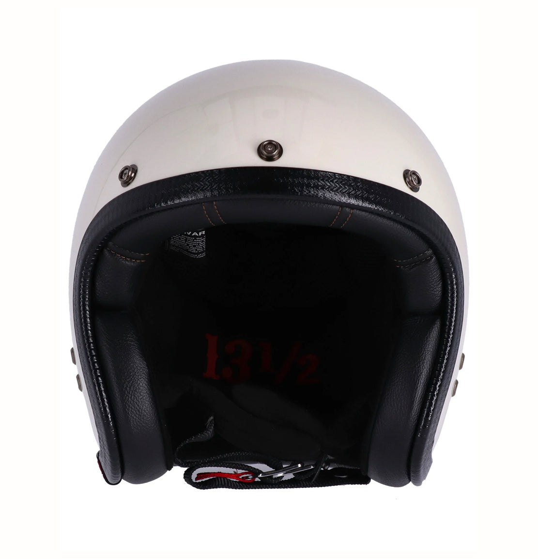 bucket helmet motorcycle Skull Bucket Helmet - Vintage White