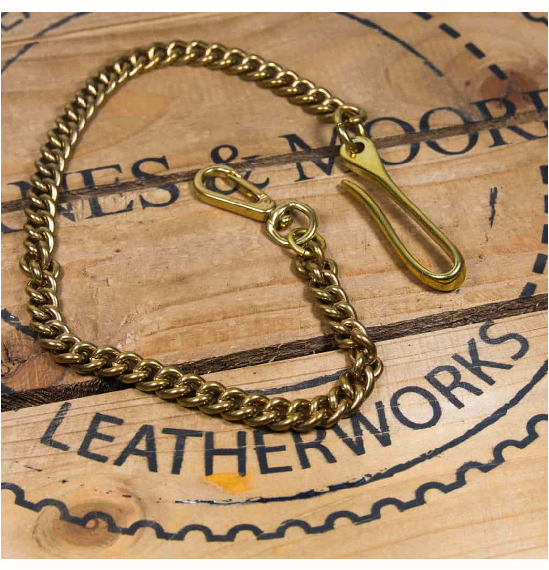 Solid Brass Wallet Chain - Idle Torque