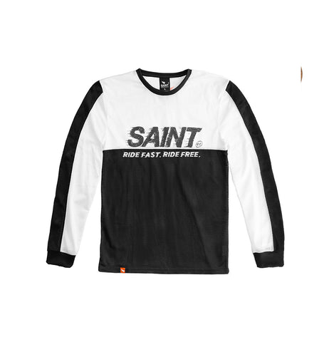 Saint - FAST & FREE MOTOCROSS TOP - BLACK/WHITE