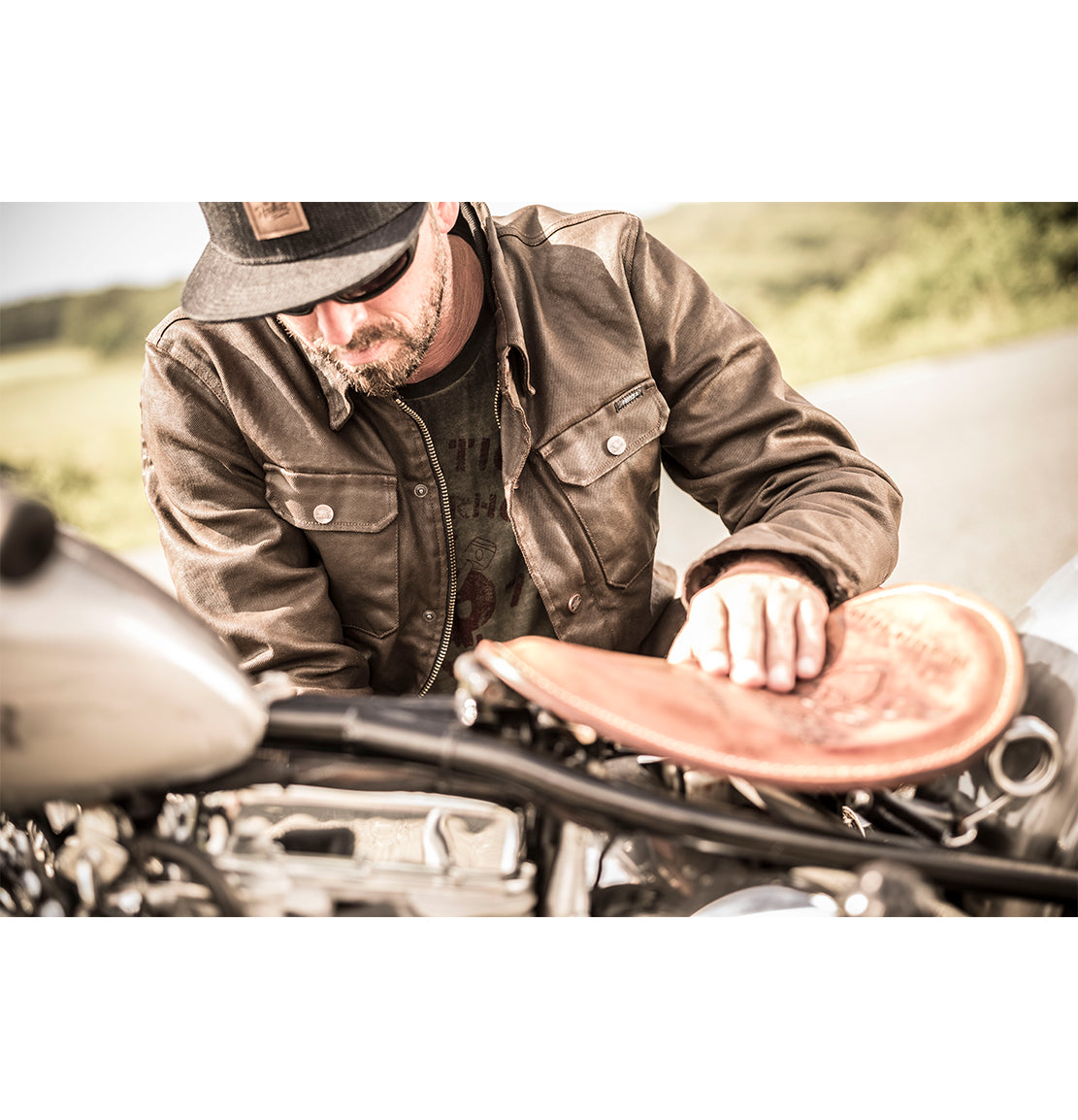 Rokkertech Jacket Brown Idle Torque1