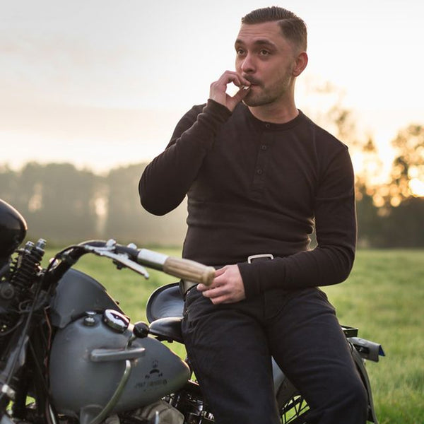 1954 Utility Shirt Long Sleeve - Faded Black