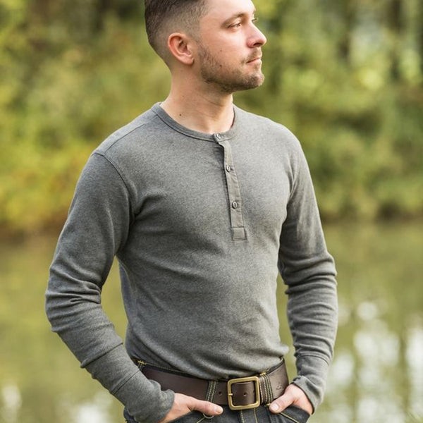 1954 Utility Shirt Long Sleeve - Grey Melange