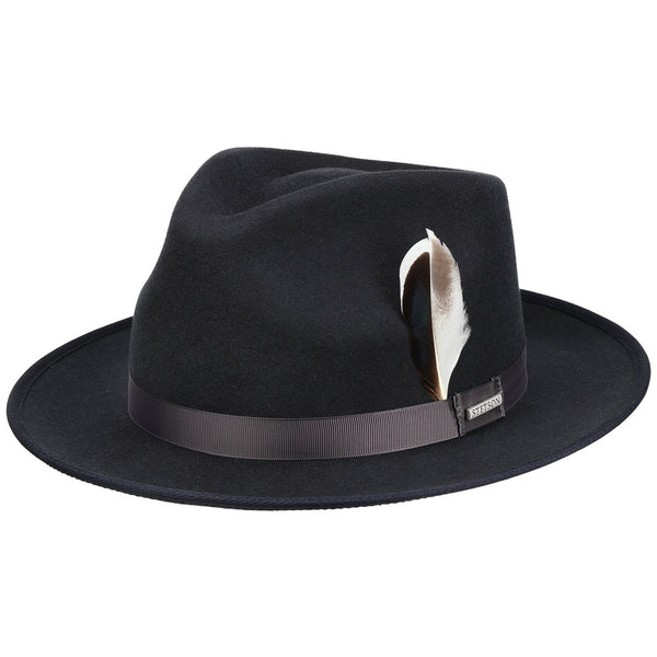 Fedora Woolfelt - Black/Grey