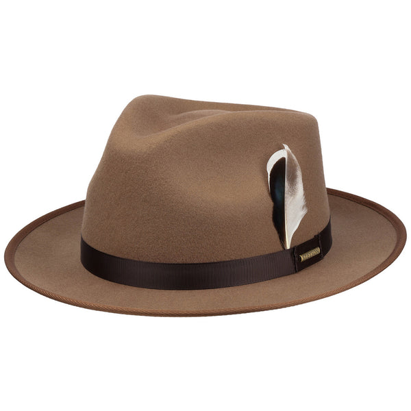 Fedora Woolfelt - Brown/Tan