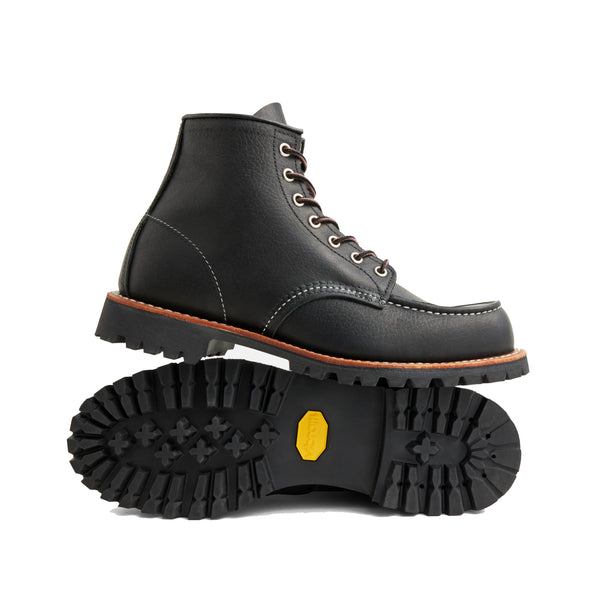 Roughneck Moc Toe Work Boots 2949 - Black Oil Slick
