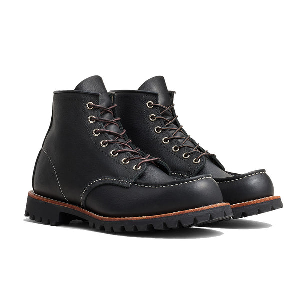 Roughneck Moc Toe Work Boots 2949 - Black Oil Slick