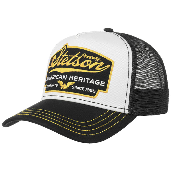 American Heritage Trucker Cap - Black