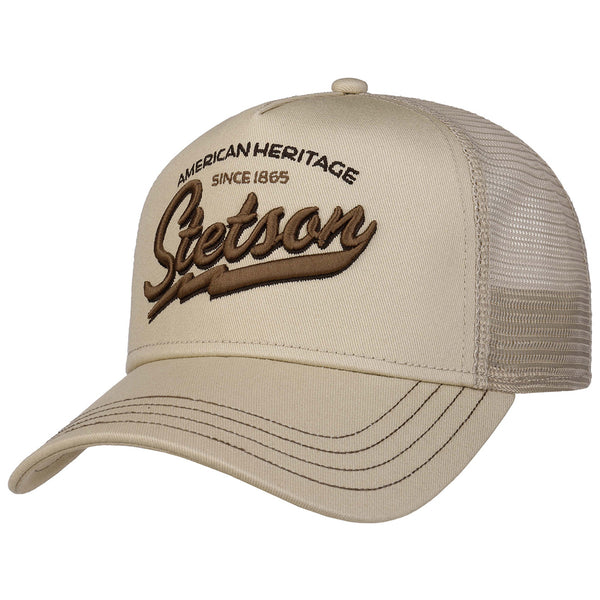 Since 1865, American Heritage Trucker Cap - Beige