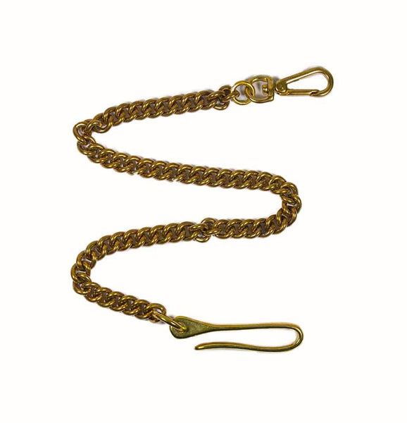 Solid Brass Wallet Chain - Idle Torque
