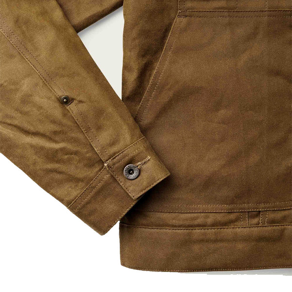 Tin Cloth Short Lined Cruiser Jacket - Dark Tan