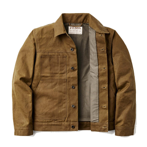 Tin Cloth Short Lined Cruiser Jacket - Dark Tan