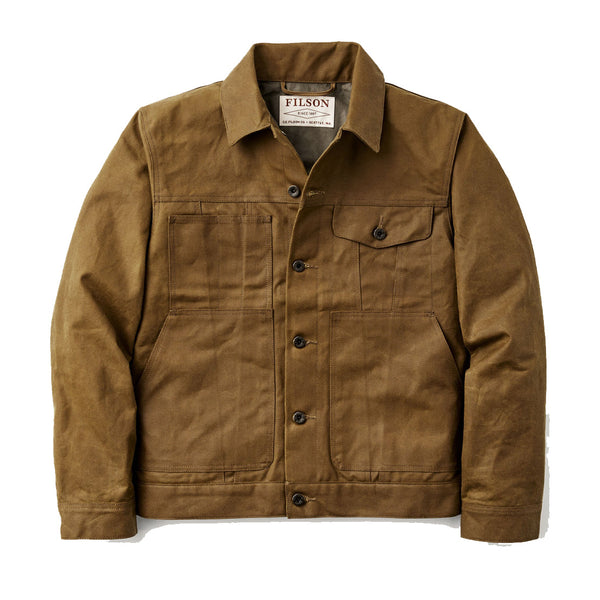 Tin Cloth Short Lined Cruiser Jacket - Dark Tan