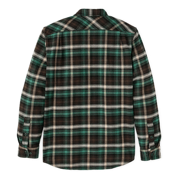 Vintage Flannel Work Shirt - Brown/Cream/Multi