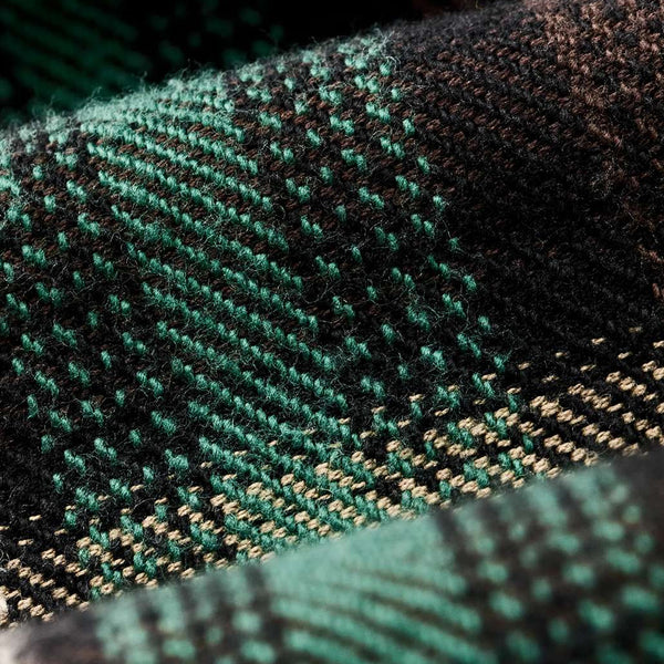 Vintage Flannel Work Shirt - Brown/Cream/Multi