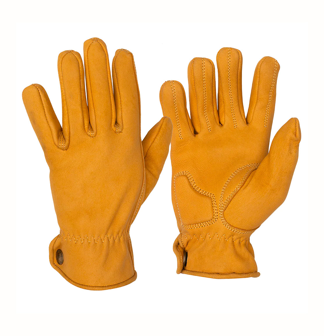 Goldtop deerskin roper gloves