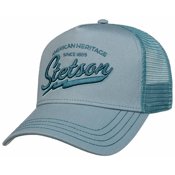Since 1865, American Heritage Trucker Cap - Light Blue
