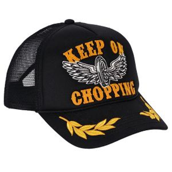 Keep on Choppin' Trucker Cap - Black