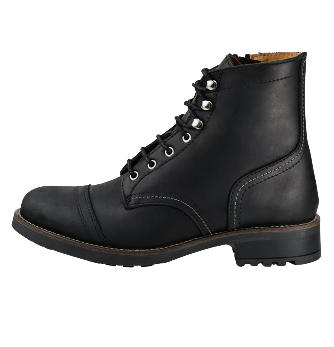 Women's Moto Ranger Boots - Black - Idle Torque