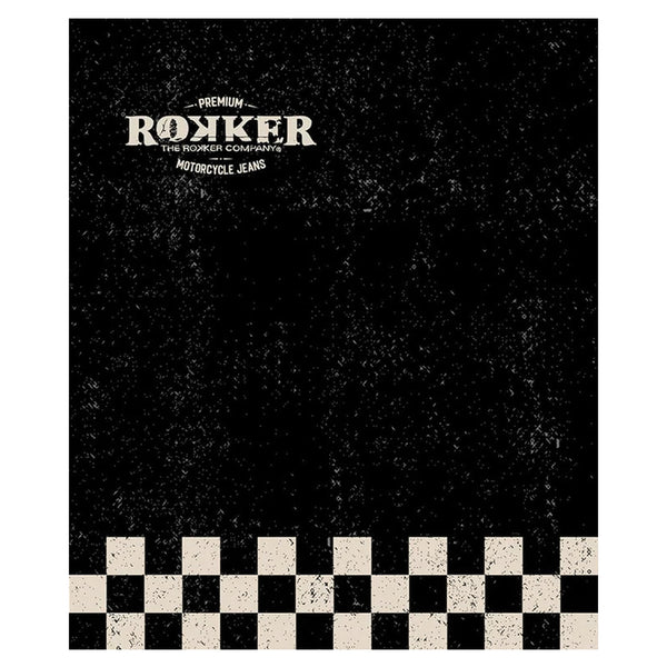 Fleece Neck Warmer - Check Black