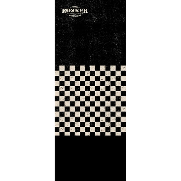 Fleece Neck Warmer - Check Black