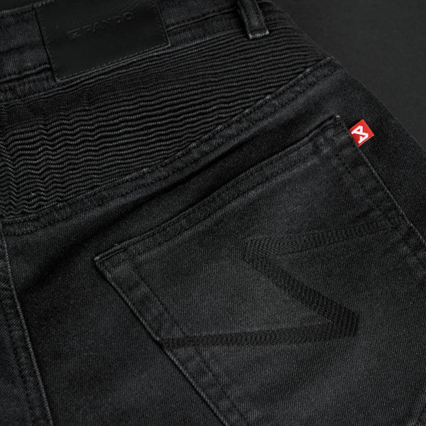 Karl Devil AAA Motorcycle Jeans - Black