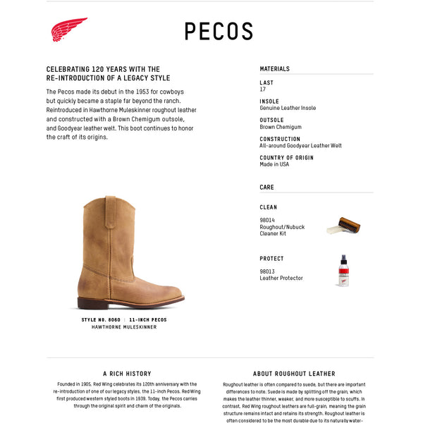 Pecos Boot 8060 - Hawthorne Muleskinner