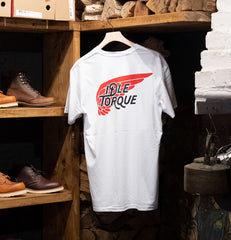 Idle Torque red wing tee