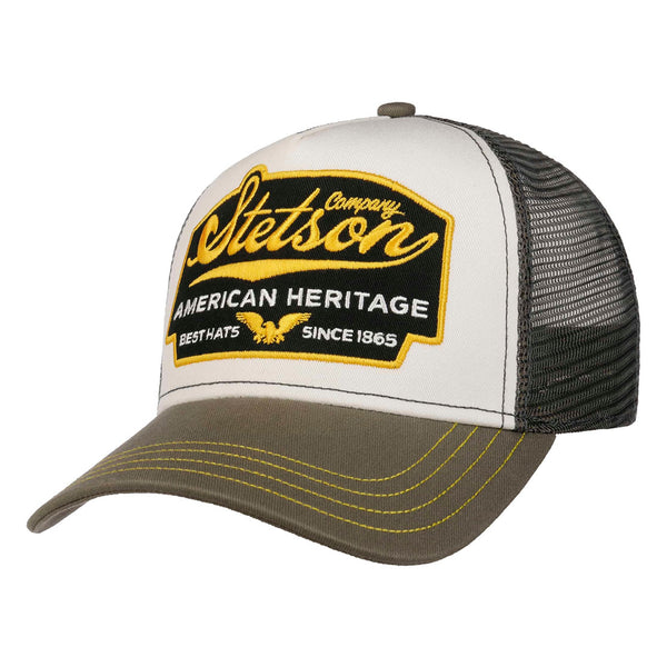 American Heritage Trucker Cap - Olive
