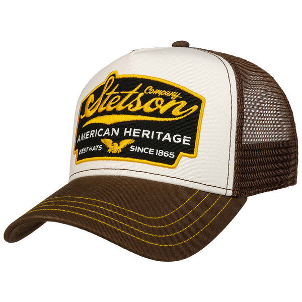 American Heritage Trucker Cap - Brown