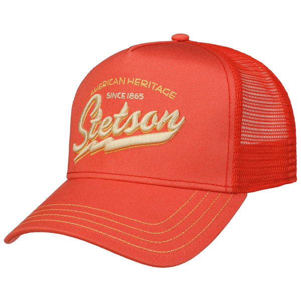Since 1865, American Heritage Trucker Cap - Coral