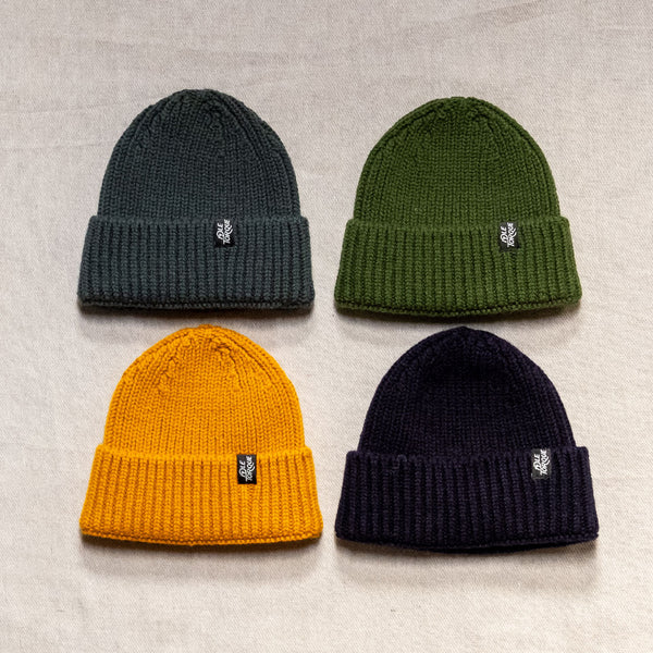 Merino Wool Beanie - Mustard