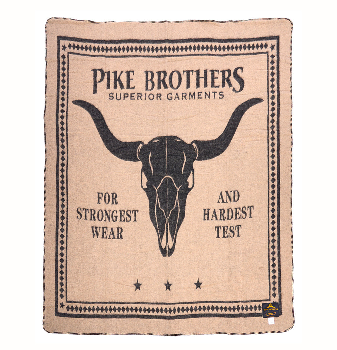 Pike Brothers - 1969 Longhorn Blanket - Black