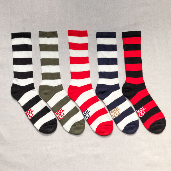 Bandit Socks - Khaki/Latte