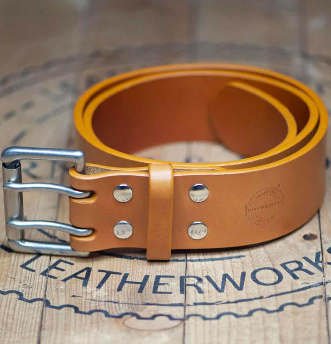 Barnes & Moore Heavyweight Belt Tan Idle Torque