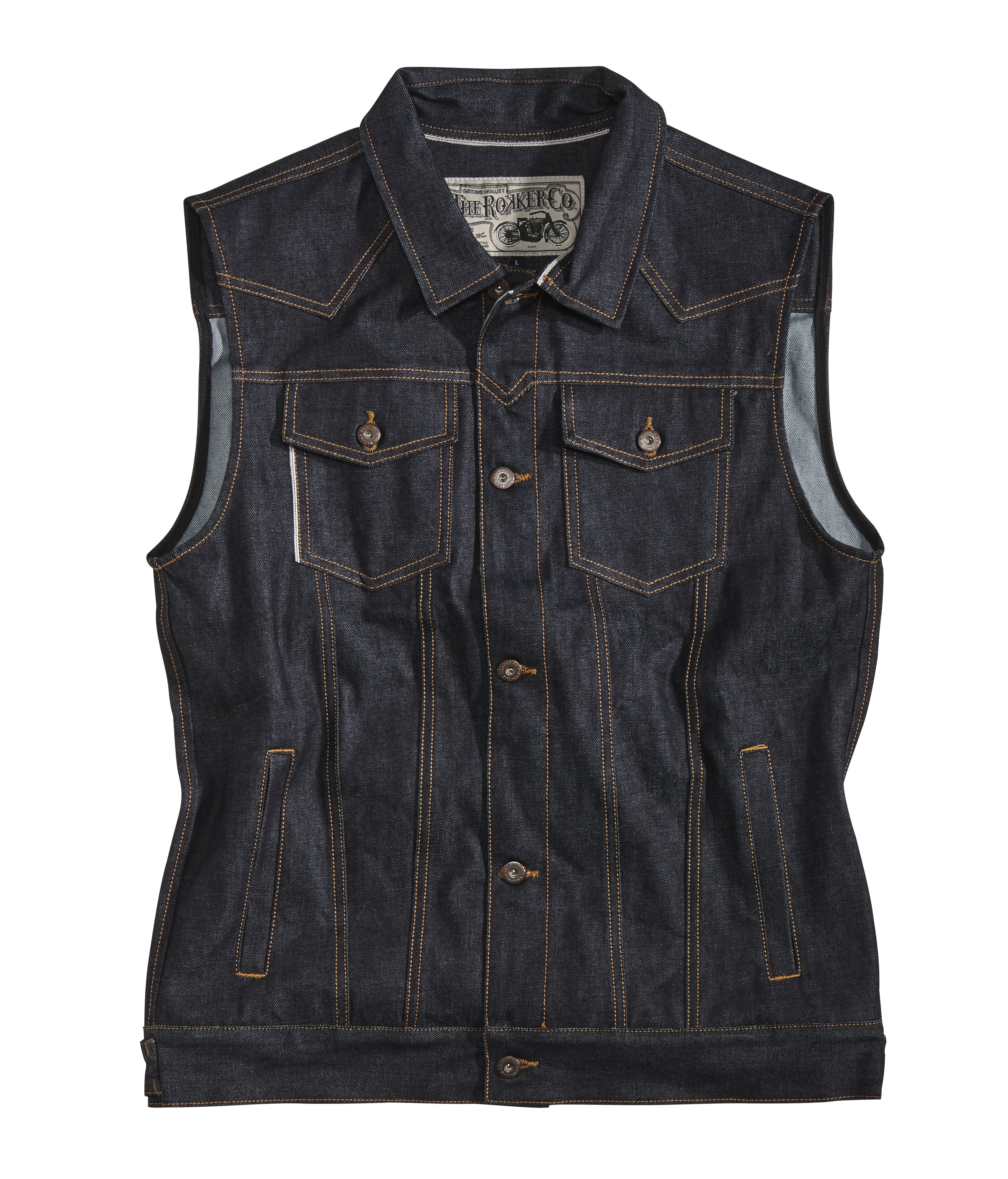 Denim and 2025 company vest