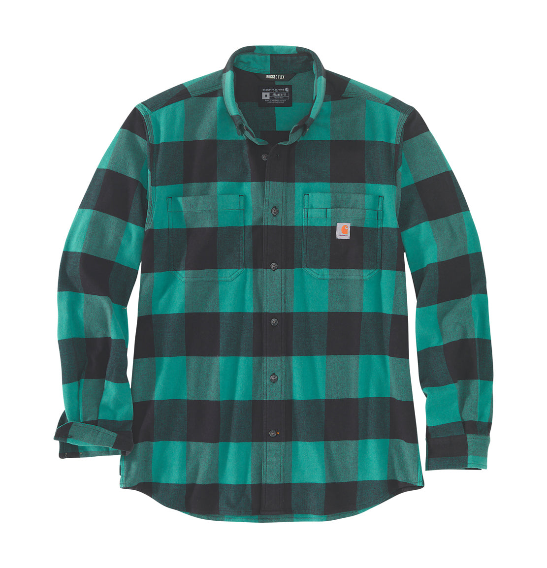 Carhartt flannel shirt green