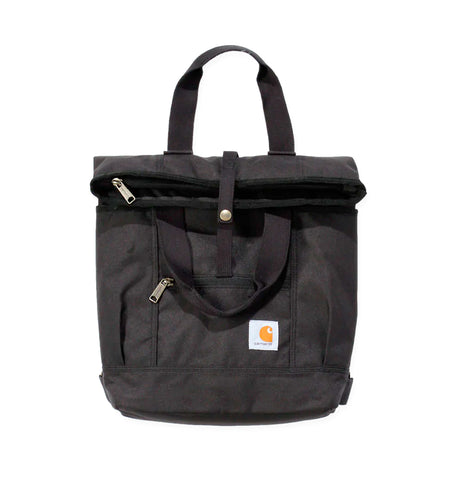 Goldtop - Leather Messenger Bag - Black