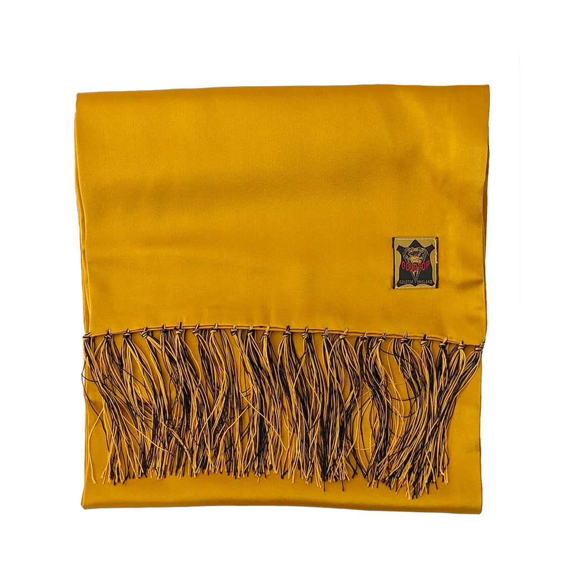 Silk Motorcycle Scarf - Gold - Idle Torque