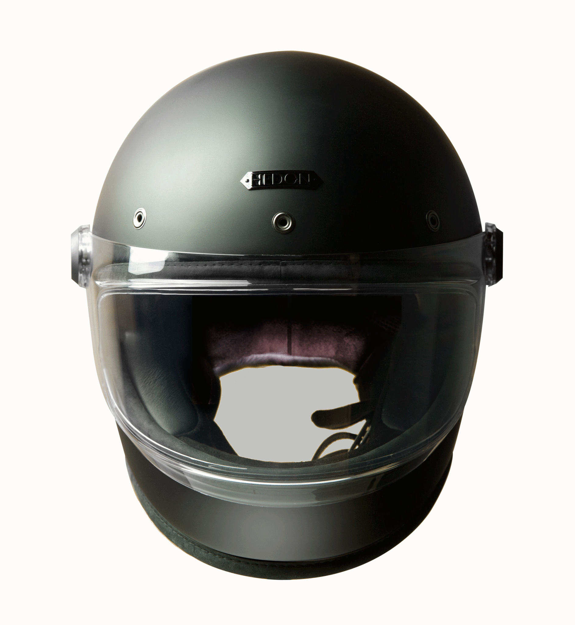 Hedon Heroine coal motorcycle helmet
