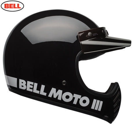 Bell Moto 3 - Classic Black Motorcycle helmet