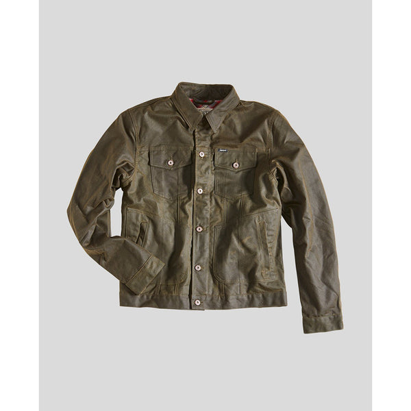 Wax Cotton Jacket Green Idle Torque