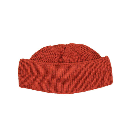 Red Merino watch cap