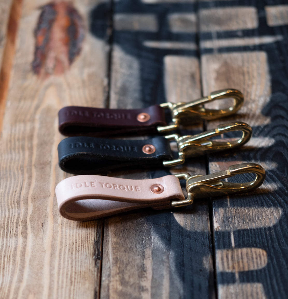 Leather Key Strap - Idle Torque