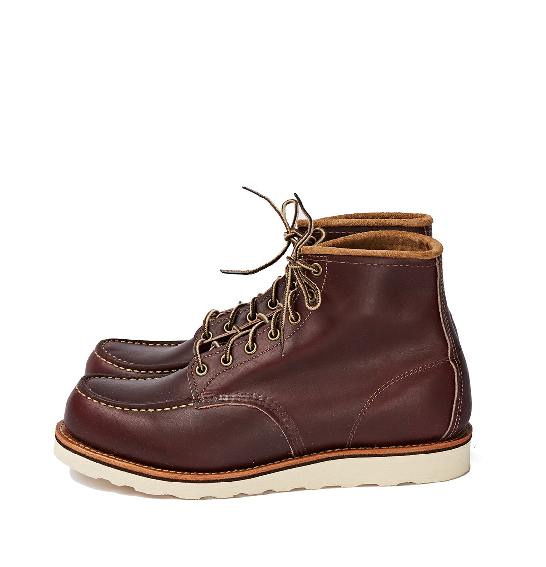 red wing oxblood moc toe