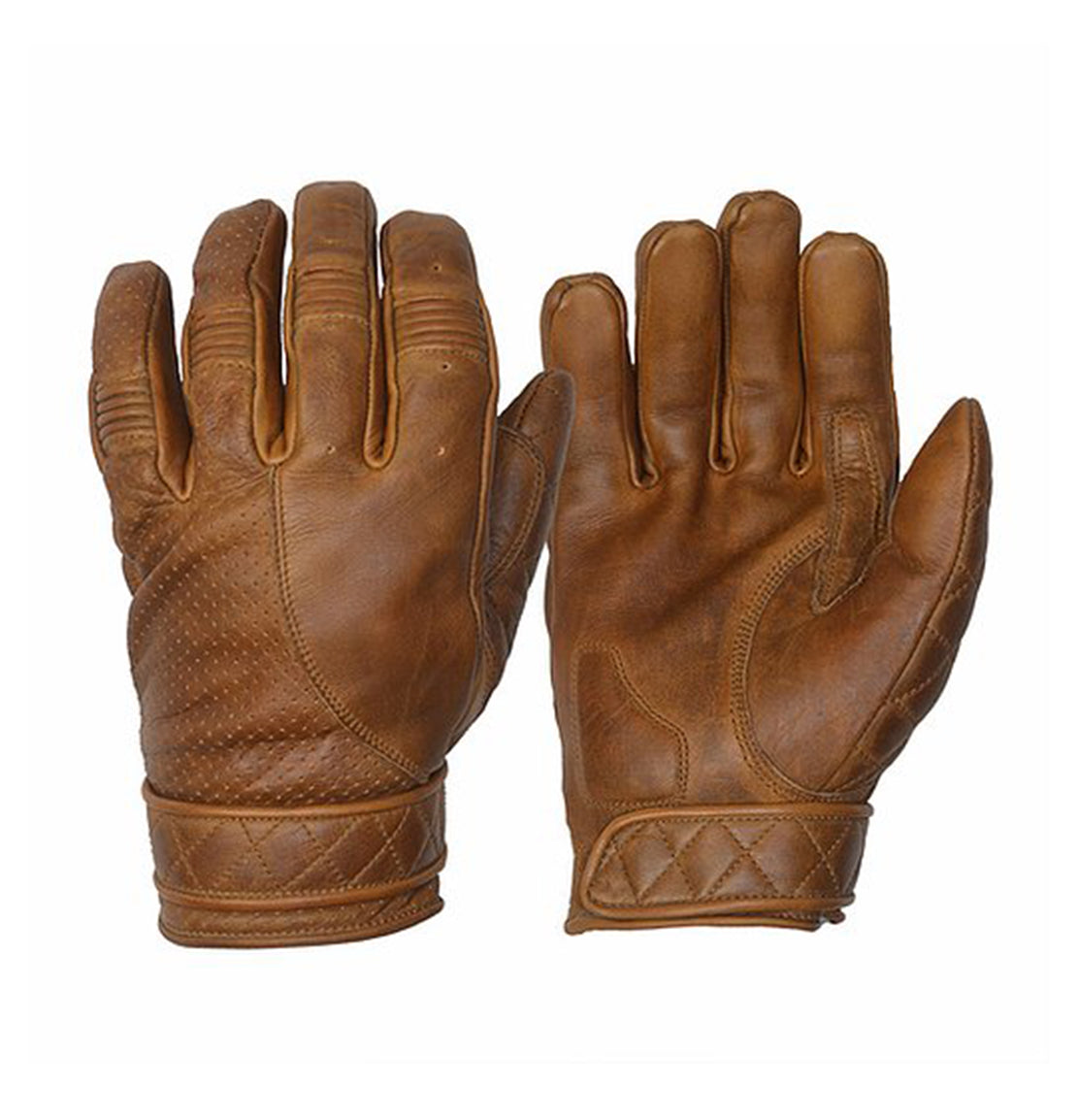 gold top brown bobber gloves
